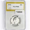 Image 1 : 1942 Washington Silver Quarter PGA PR68