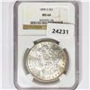 Image 1 : 1890-S Morgan Silver Dollar NGC MS64
