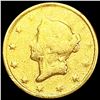 Image 1 : 1800's Rare Gold Dollar NICELY CIRCULATED