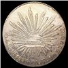 Image 1 : 1885 Mexico Silver 8 Reales CLOSELY UNCIRCULATED