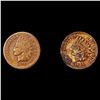 Image 1 : (2) Indian Head Cents (1866, 1878) NICELY CIRCULA