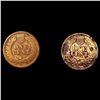 Image 2 : (2) Indian Head Cents (1866, 1878) NICELY CIRCULA