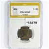 Image 1 : 1828 Classic Head Half Cent PGA MS60 13 Stars