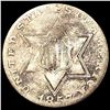 Image 1 : 1857 Silver Three Cent NICELY CIRCULATED