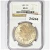 Image 1 : 1883 Morgan Silver Dollar NGC MS65
