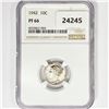 Image 1 : 1942 Mercury Silver Dime NGC PF66