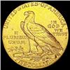 Image 2 : 1913 $5 Gold Half Eagle NEARLY UNCIRCULATED