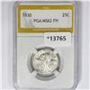 Image 1 : 1930 Standing Liberty Quarter PGA MS62 FH