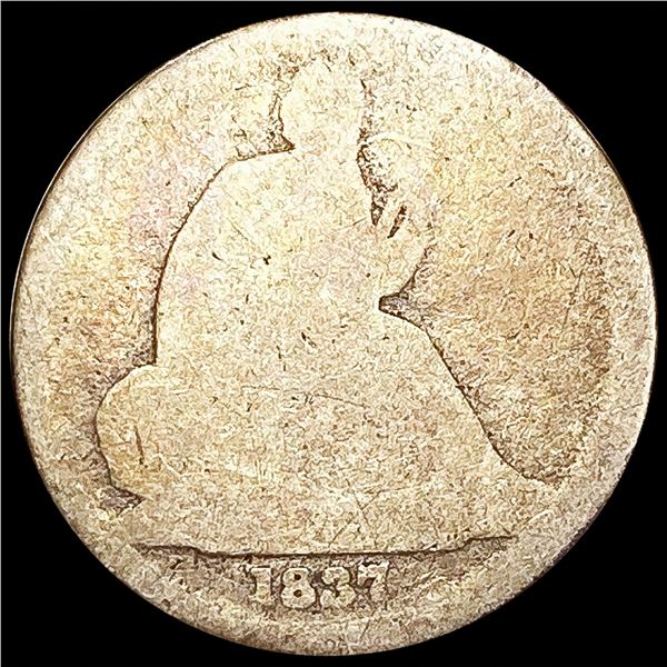 1837 Seated Liberty Dime NICELY CIRCULATED