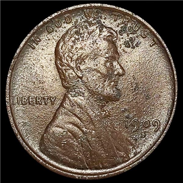 1909-S Wheat Cent LIGHTLY CIRCULATED