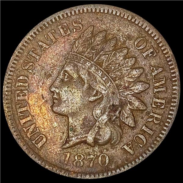 1870 Indian Head Cent LIGHTLY CIRCULATED