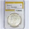 Image 1 : 1878-CC Morgan Silver Dollar PGA MS62