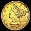 Image 1 : 1900 $5 Gold Half Eagle UNCIRCULATED