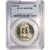 Image 1 : 1954-D Franklin Half Dollar PCGS MS63 FBL