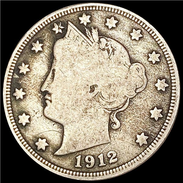 1912-S Liberty Victory Nickel NICELY CIRCULATED