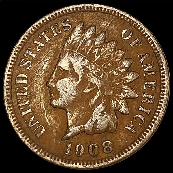 1908-S Indian Head Cent NICELY CIRCULATED