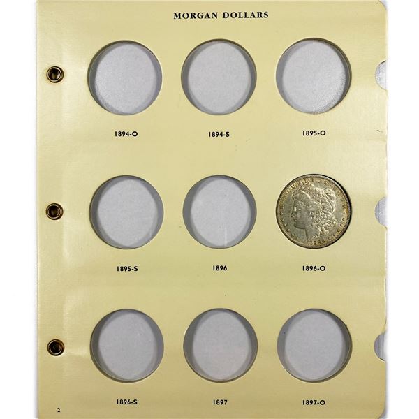 1896-1921 Morgan SIlver Dollar Book (3 Coins)