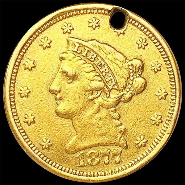 1877 Gold $2.5 Love Token UNCIRCULATED