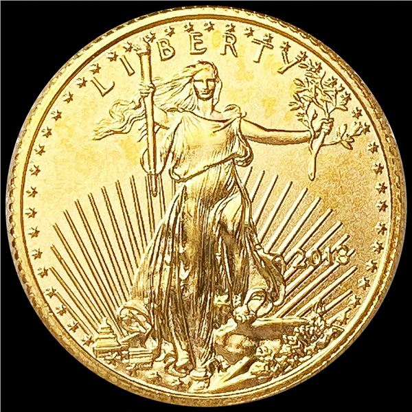 2013 US 1/10oz Gold $5 Eagle SUPERB GEM BU