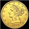 Image 1 : 1900 $5 Gold Half Eagle UNCIRCULATED