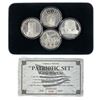 Image 3 : 2001 Patriotic Silver Coin Set (4 Coins)