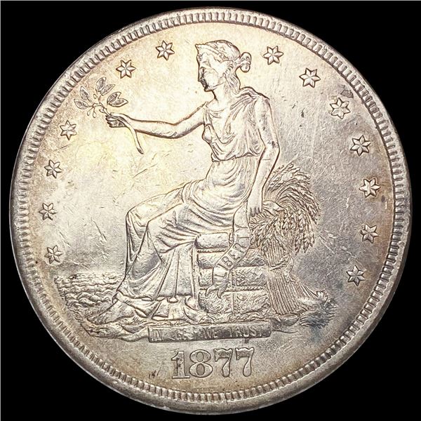 1877-S Silver Trade Dollar CLOSELY UNCIRCULATED
