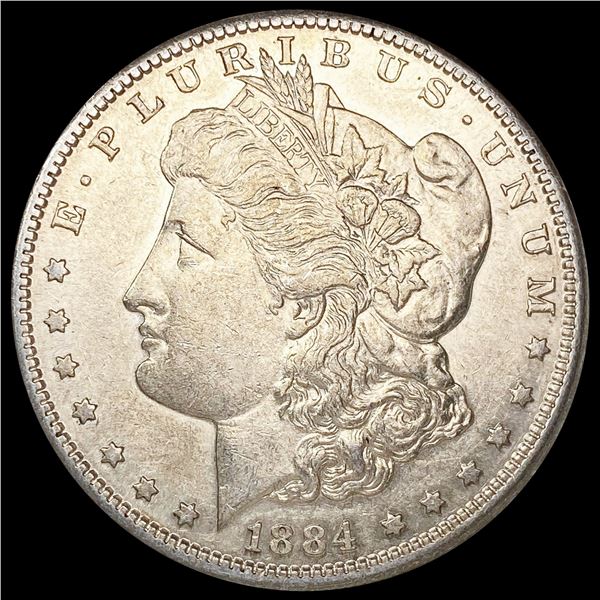 1884-S Morgan Silver Dollar CLOSELY UNCIRCULATED