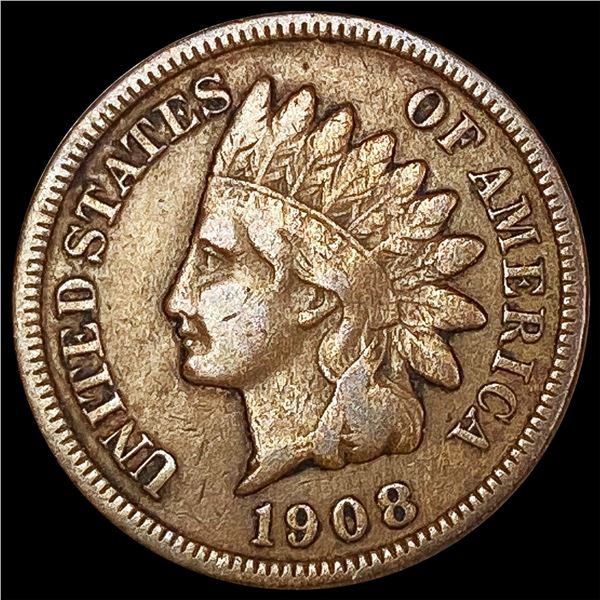 1908-S Indian Head Cent LIGHTLY CIRCULATED