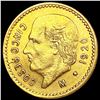 Image 1 : 1920 Mexico .1206oz Gold 5 Pesos UNCIRCULATED