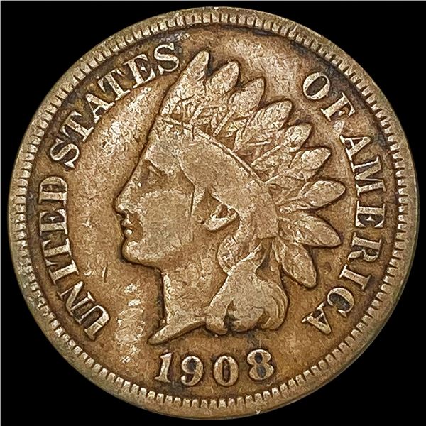 1908-S Indian Head Cent NICELY CIRCULATED