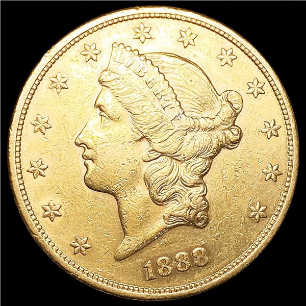 1888-S $20 Gold Double Eagle UNCIRCULATED