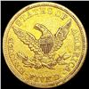Image 2 : 1843 $5 Gold Half Eagle NEARLY UNCIRCULATED