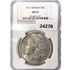 Image 1 : 1921 Morgan Silver Dollar NGC MS63