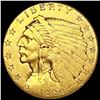Image 1 : 1909 $2.50 Gold Quarter Eagle LIGHTLY CIRCULATED