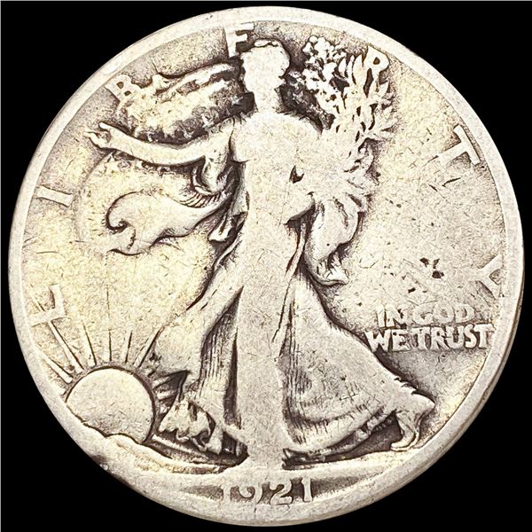 1921-S Walking Liberty Half Dollar NICELY CIRCULAT