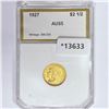 Image 1 : 1927 $2.50 Gold Quarter Eagle PCI AU55