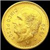 Image 1 : 1920 Mexico .1206oz Gold 5 Pesos UNCIRCULATED