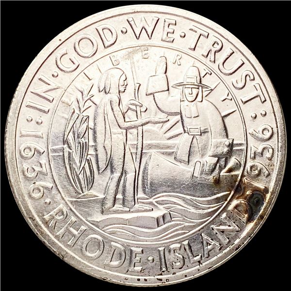 1936 Rhode Island Half Dollar UNCIRCULATED