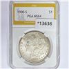 Image 1 : 1900-S Morgan Silver Dollar PGA MS64