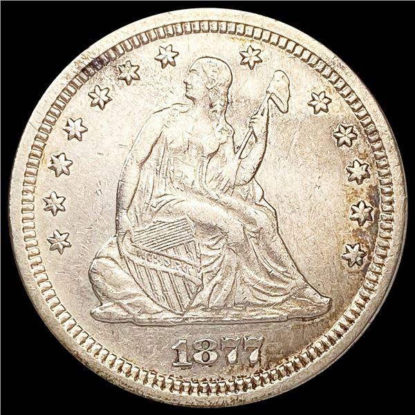 1877-S Seated Liberty Quarter CLOSELY UNCIRCULATED