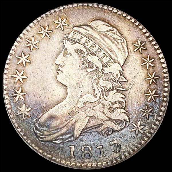 1817/3 Capped Bust Half Dollar LIGHTLY CIRCULATED