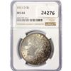 Image 1 : 1921-D Morgan Silver Dollar NGC MS64