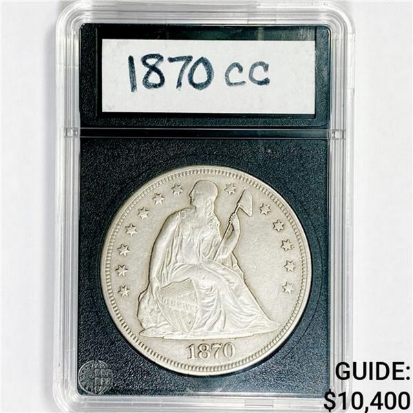 1870-CC Seated Liberty Dollar