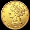 Image 1 : 1887-S $5 Gold Half Eagle CLOSELY UNCIRCULATED