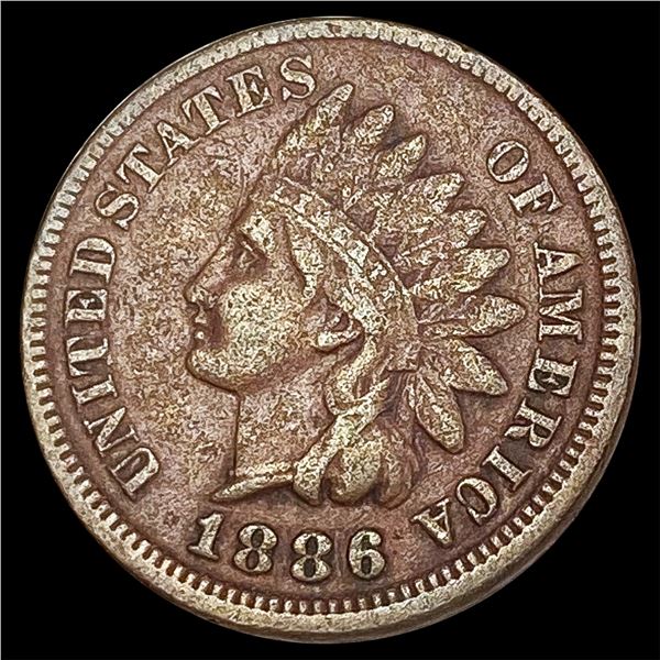 1886 Indian Head Cent LIGHTLY CIRCULATED