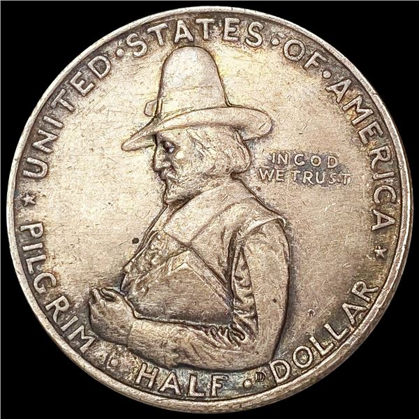 1920 Pilgrim Half Dollar LIGHTLY CIRCULATED