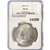 Image 1 : 1887 Morgan Silver Dollar NGC MS64
