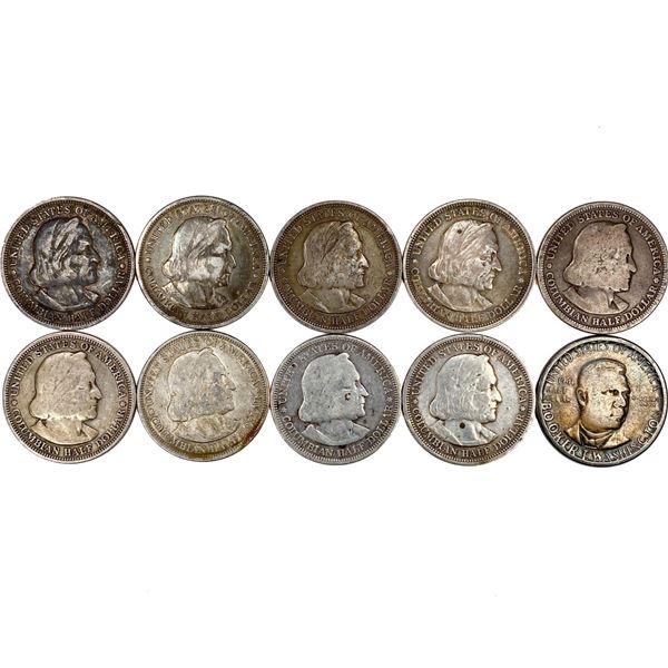 1892-1946 Misc Half Dollar Bag (10 Coins)