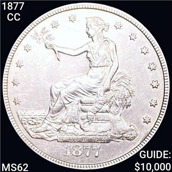 1877-CC Silver Trade Dollar UNCIRCULATED