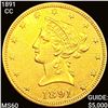 Image 1 : 1891-CC $10 Gold Eagle UNCIRCULATED